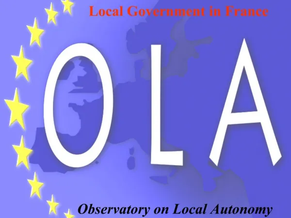 Observatory on Local Autonomy