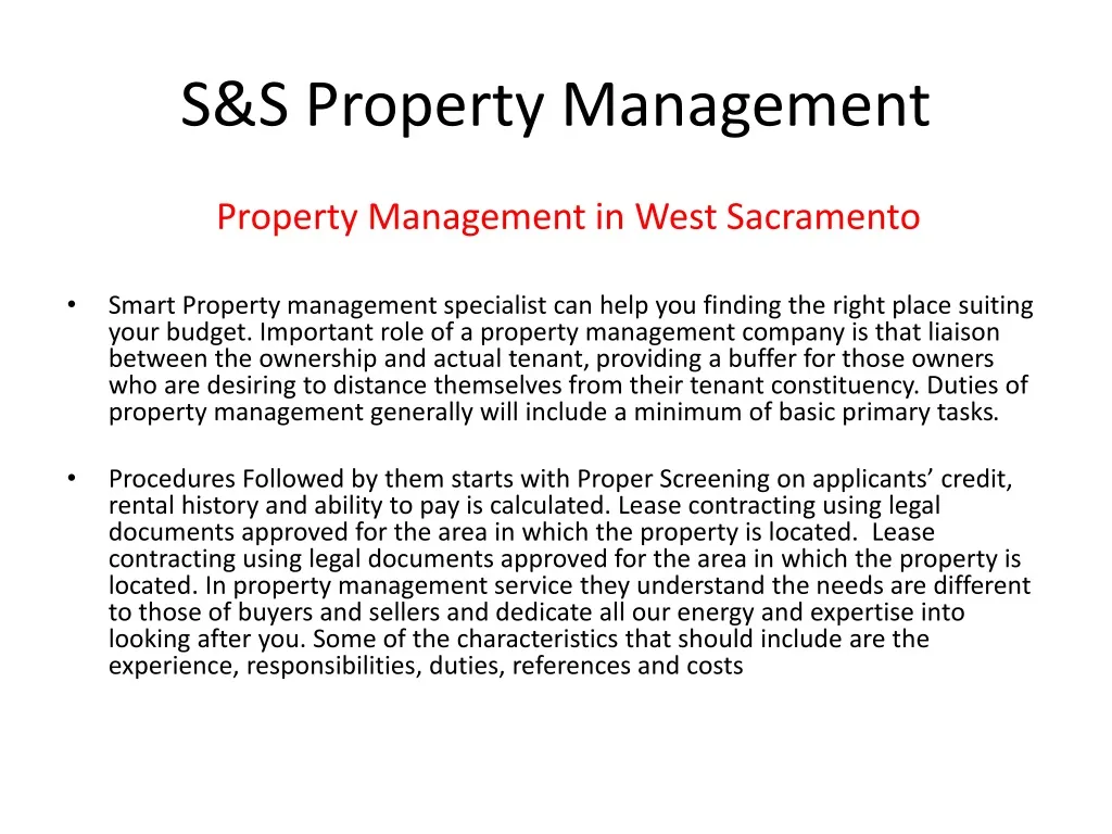 s s property management