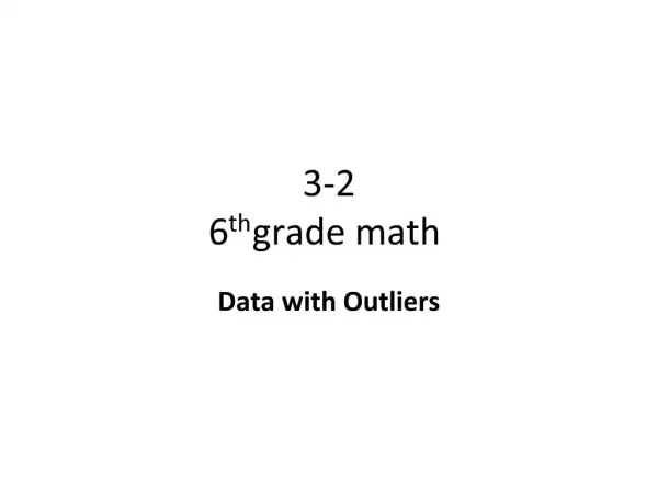 3-2 6th grade math