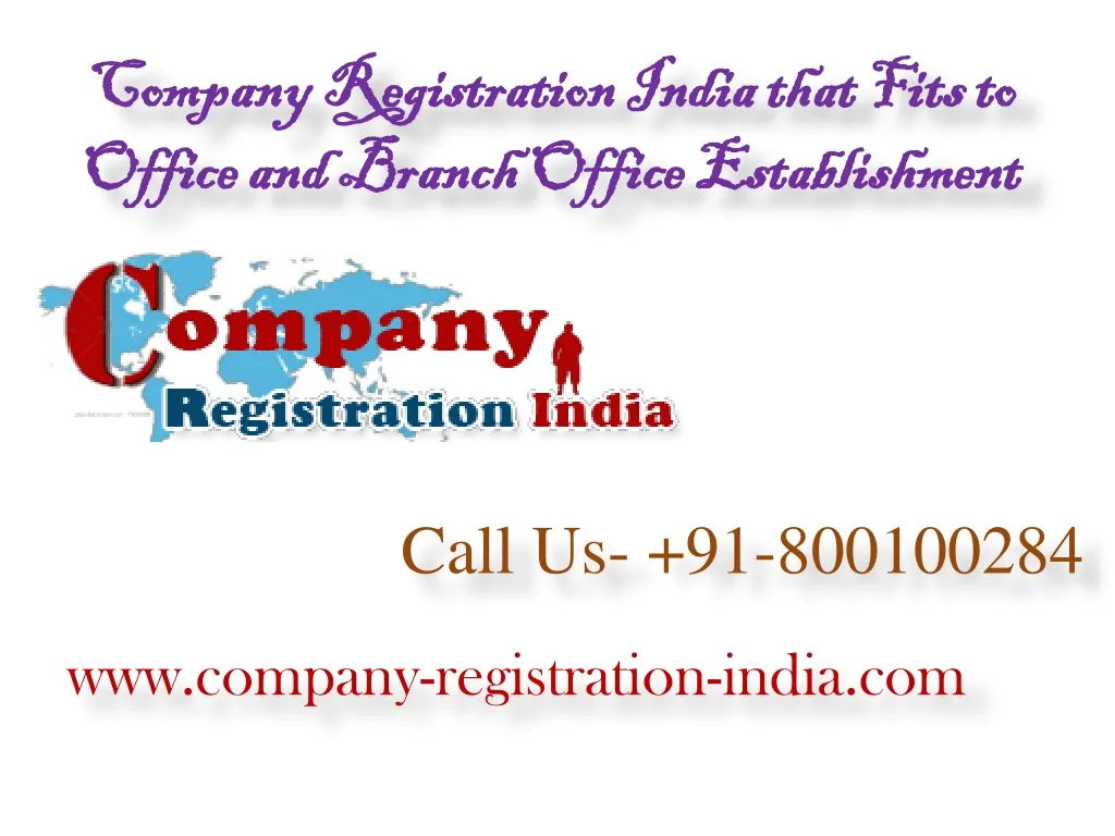 company registration india that fits to office