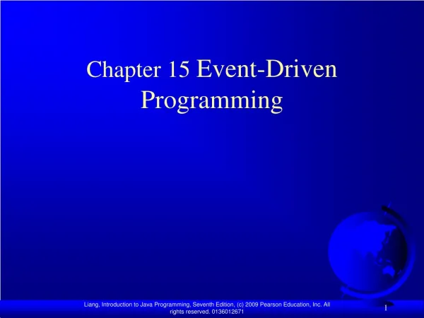chapter 15 event driven programming