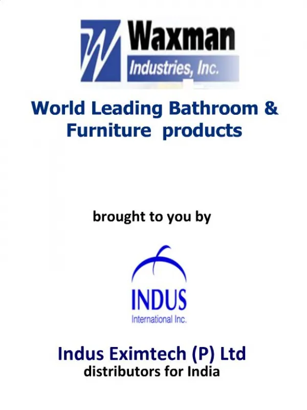 World Leading Bathroom Furniture products