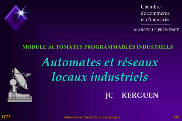 Automates et r seaux locaux industriels