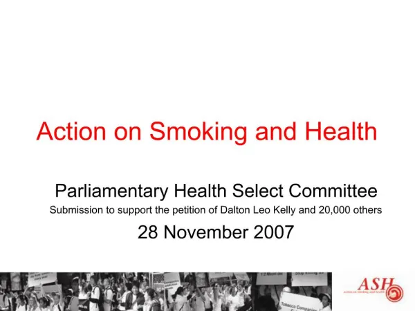 Action on Smoking and Health