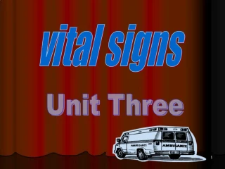 Vital signs - slide 1