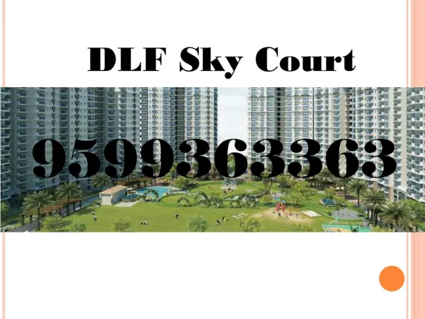 DLF Sky Court Sector 86 Gurgaon