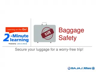 Baggage Safety - online travel insurance - slide 1