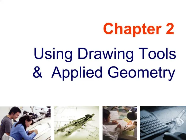 Chapter 2 Using Drawing Tools Applied Geometry