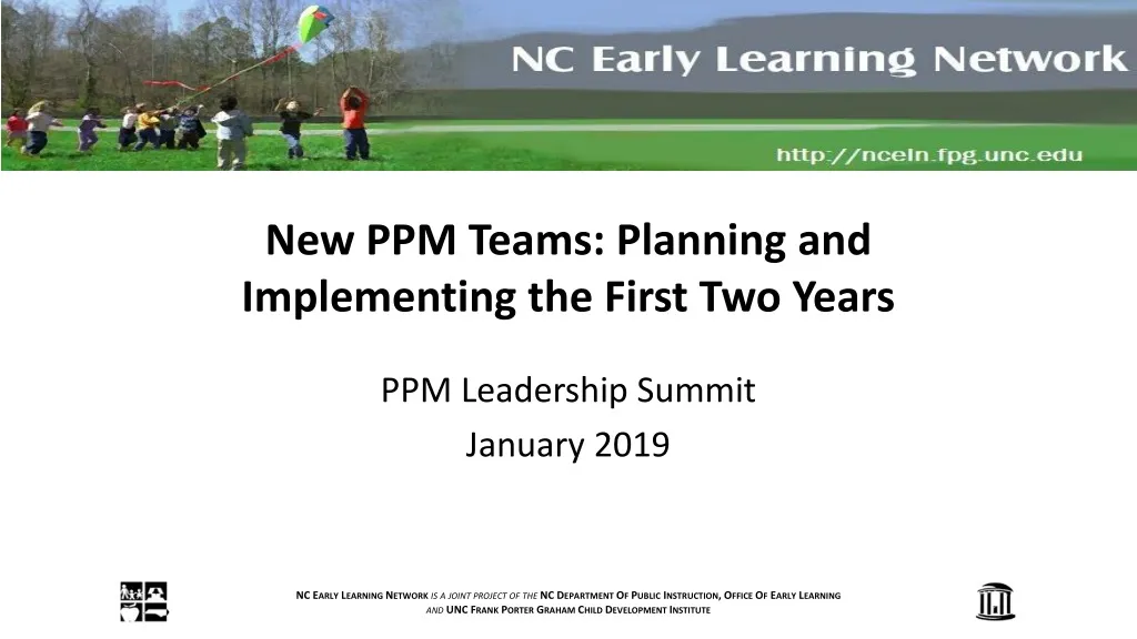 new ppm teams planning and implementing the first two years