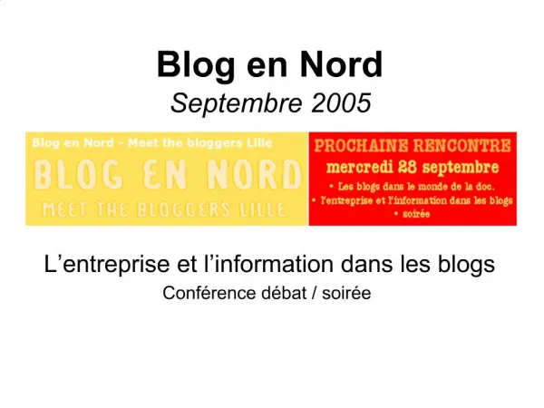 Blog en Nord Septembre 2005