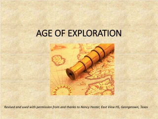 AGE OF EXPLORATION - slide 1