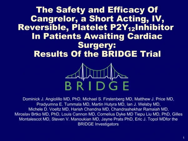 The Safety and Efficacy Of Cangrelor, a Short Acting, IV, Reversible, Platelet P2Y12 Inhibitor In Patients Awaiting Card
