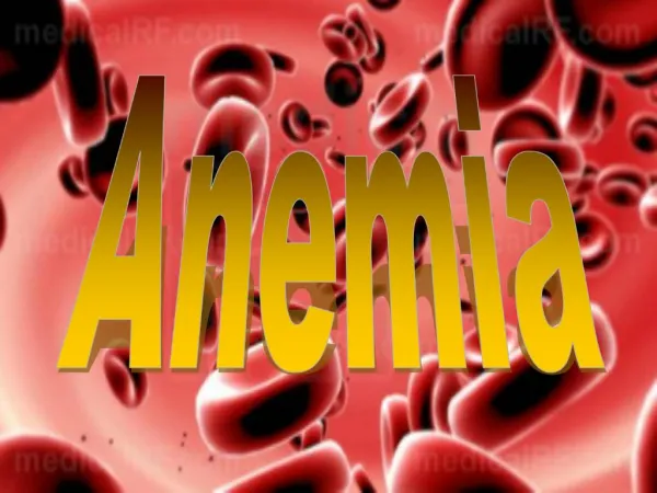 PPT - ANEMIA PowerPoint Presentation, free download - ID:1216169