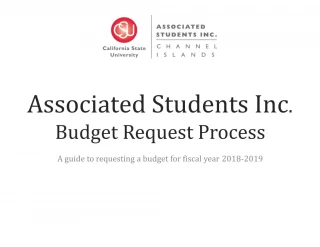 Associated Students Inc . - slide 1