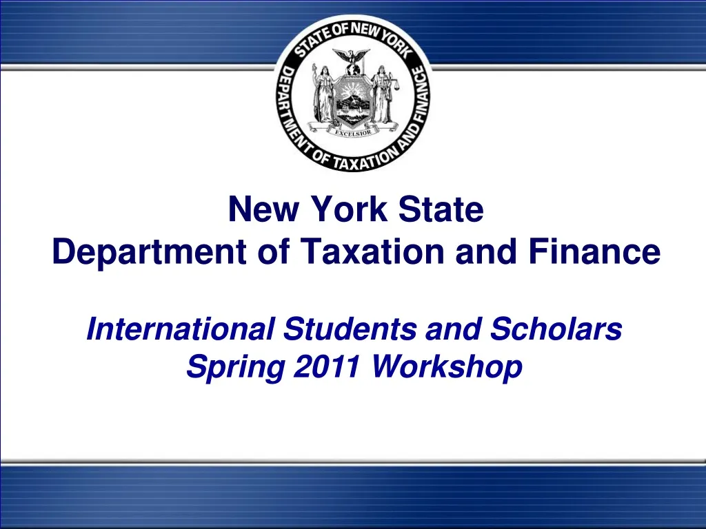 new york state department of taxation and finance