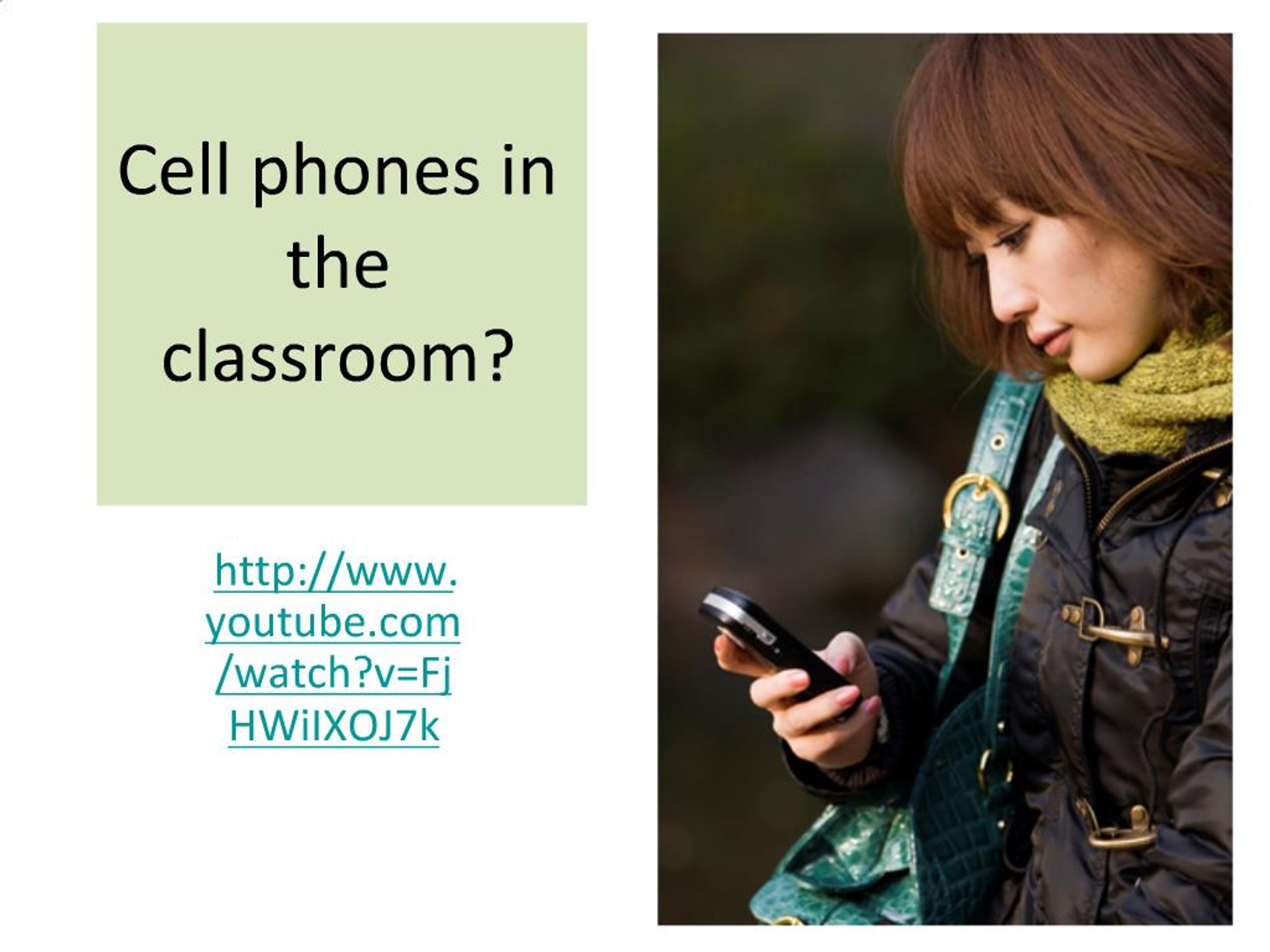 PPT - Cell phones in the classroom PowerPoint Presentation, free ...