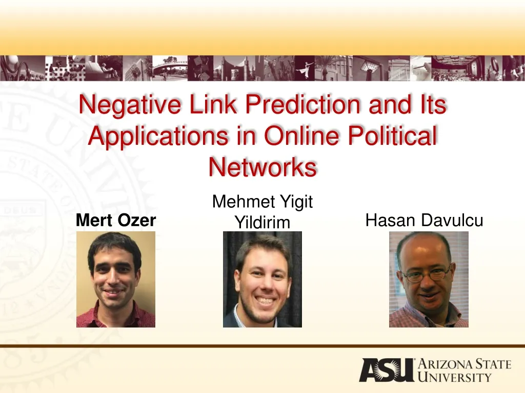 negative link prediction and its applications in online political networks