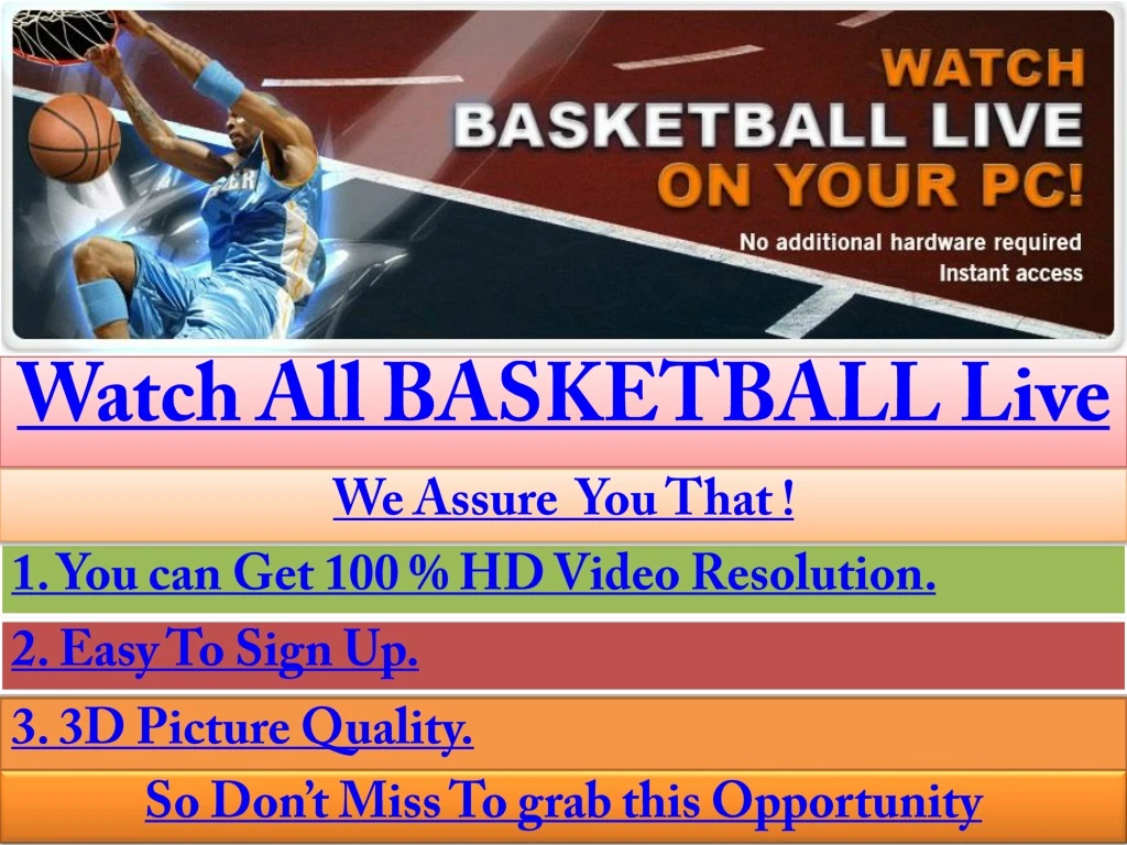 watch all basketball live