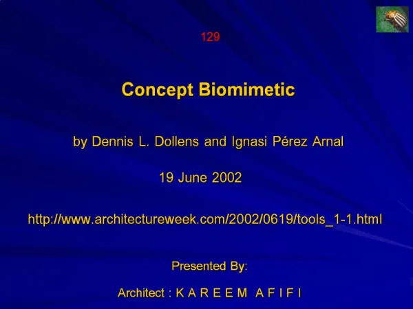 Concept Biomimetic