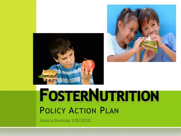 FosterNutrition Policy Action Plan