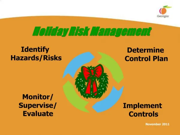 Holiday Risk Management