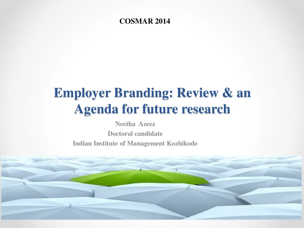 employer branding review an agenda for future research