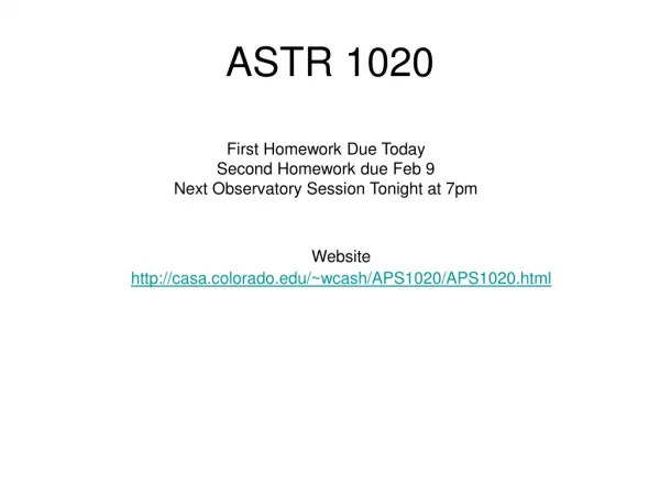 ASTR 1020