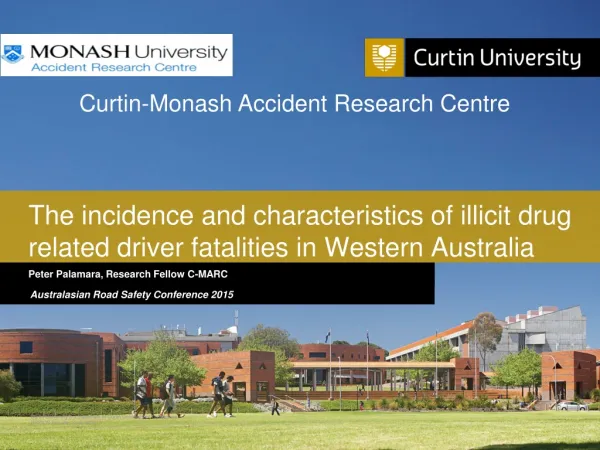 The incidence and characteristics of illicit drug related driver fatalities in Western Australia