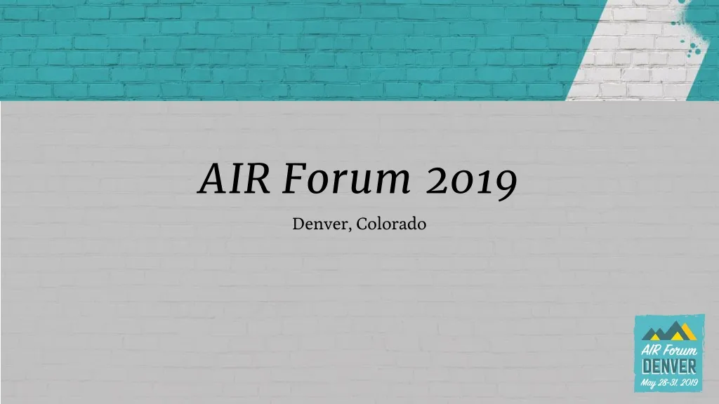 air forum 2019