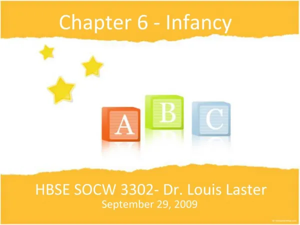 HBSE SOCW 3302- Dr. Louis Laster