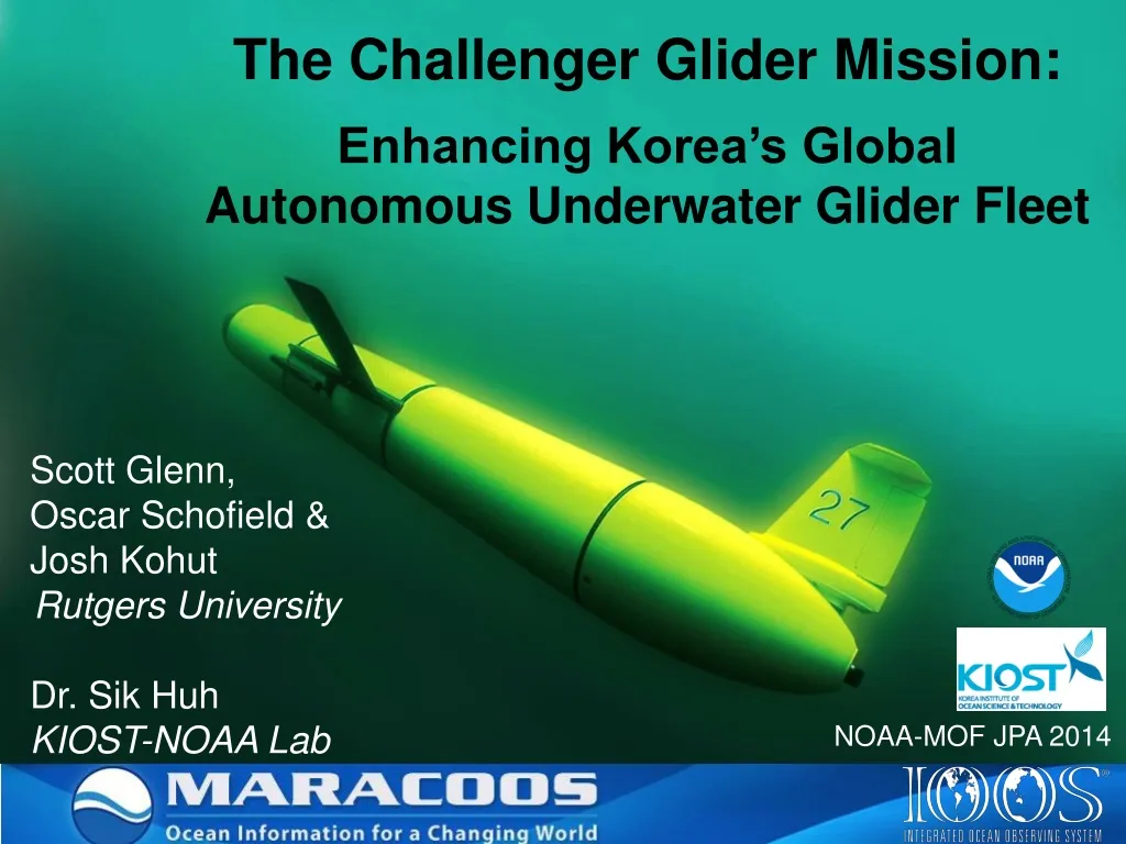 the challenger glider mission enhancing korea