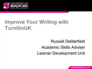 Improve Your Writing with TurnitinUK