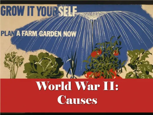World War II: Causes