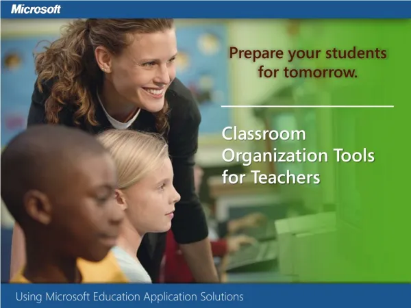 Classroom Organization Tools for Teachers