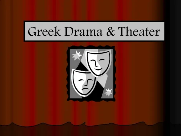 Greek Drama Theater