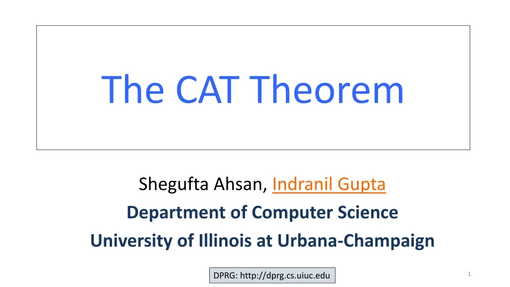 the cat theorem