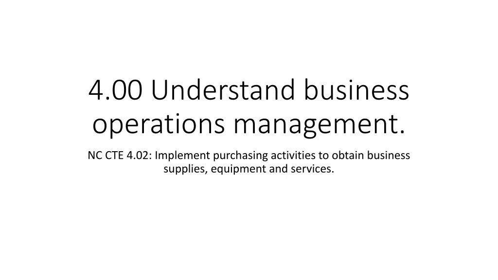 4 00 understand business operations management