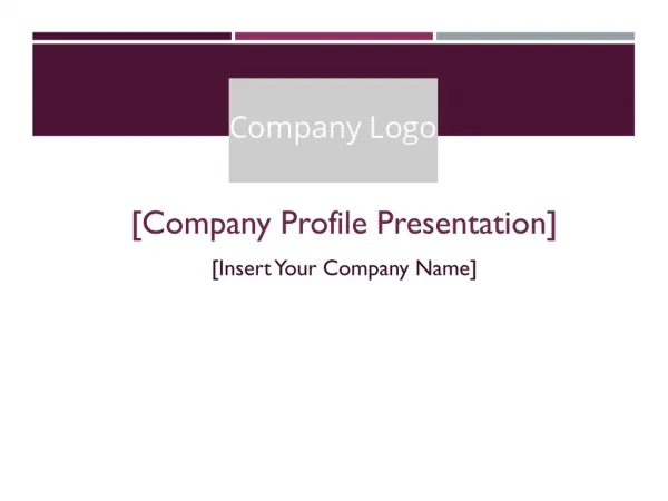 [Company Profile Presentation]