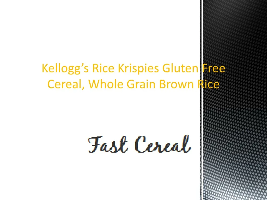 kellogg s rice krispies gluten free cereal whole grain brown rice