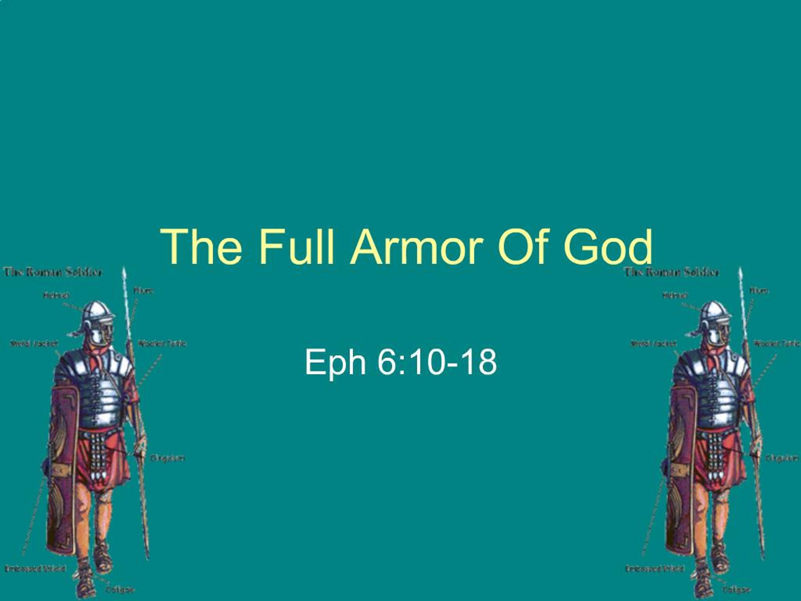 PPT - The Full Armor Of God PowerPoint Presentation, free download - ID ...