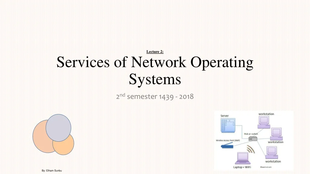lecture 2 services of network operating systems