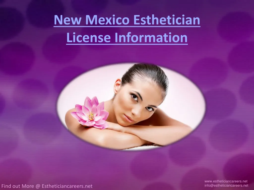 new mexico esthetician license information