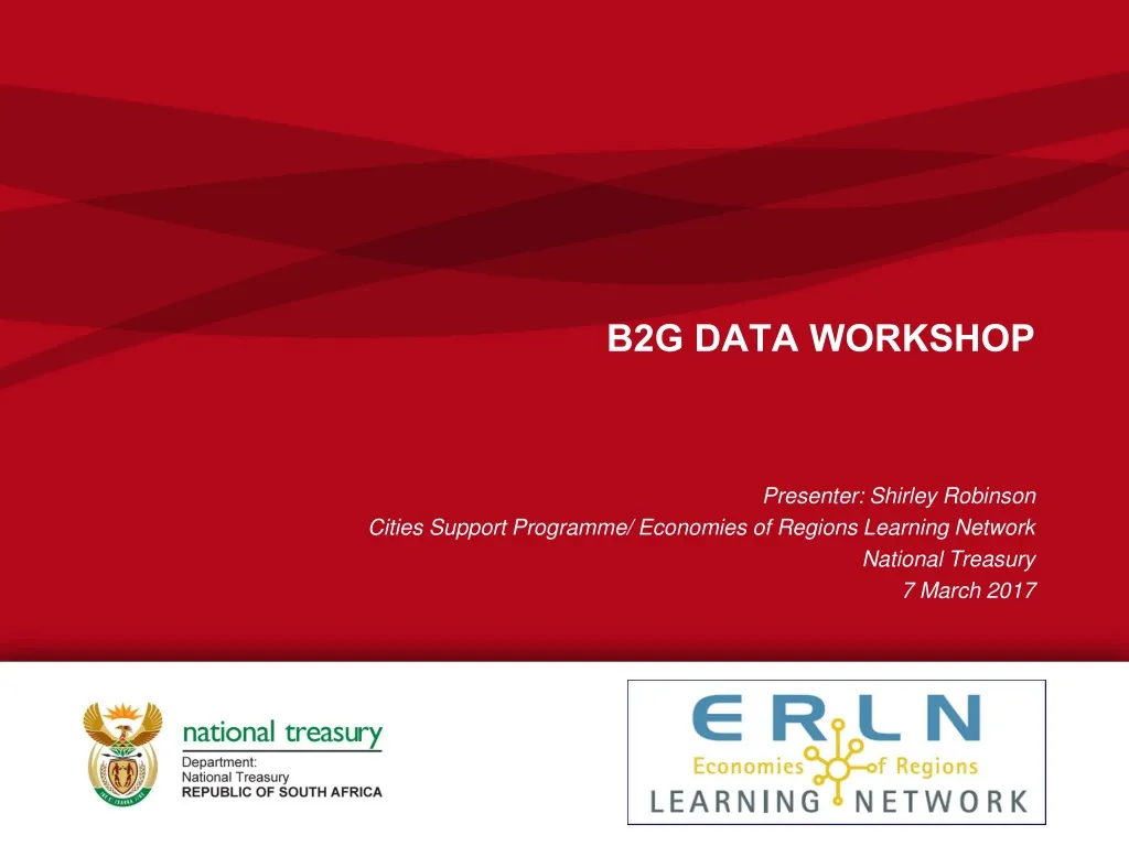 b2g data workshop