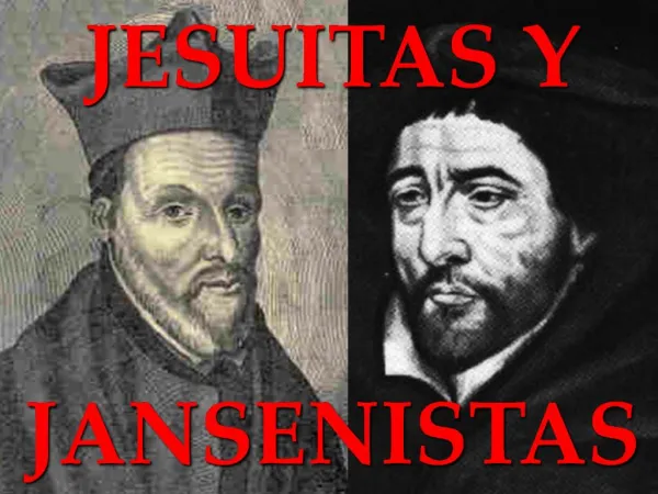 JESUITAS Y JANSENISTAS
