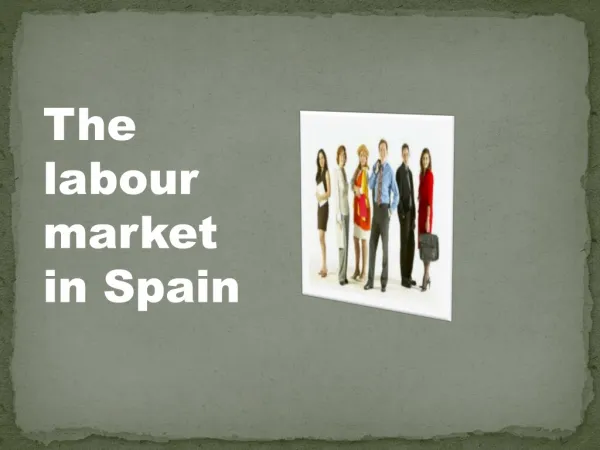 De arbeidsmarkt in Spanje