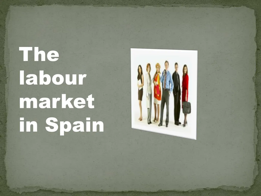the labour market in spain