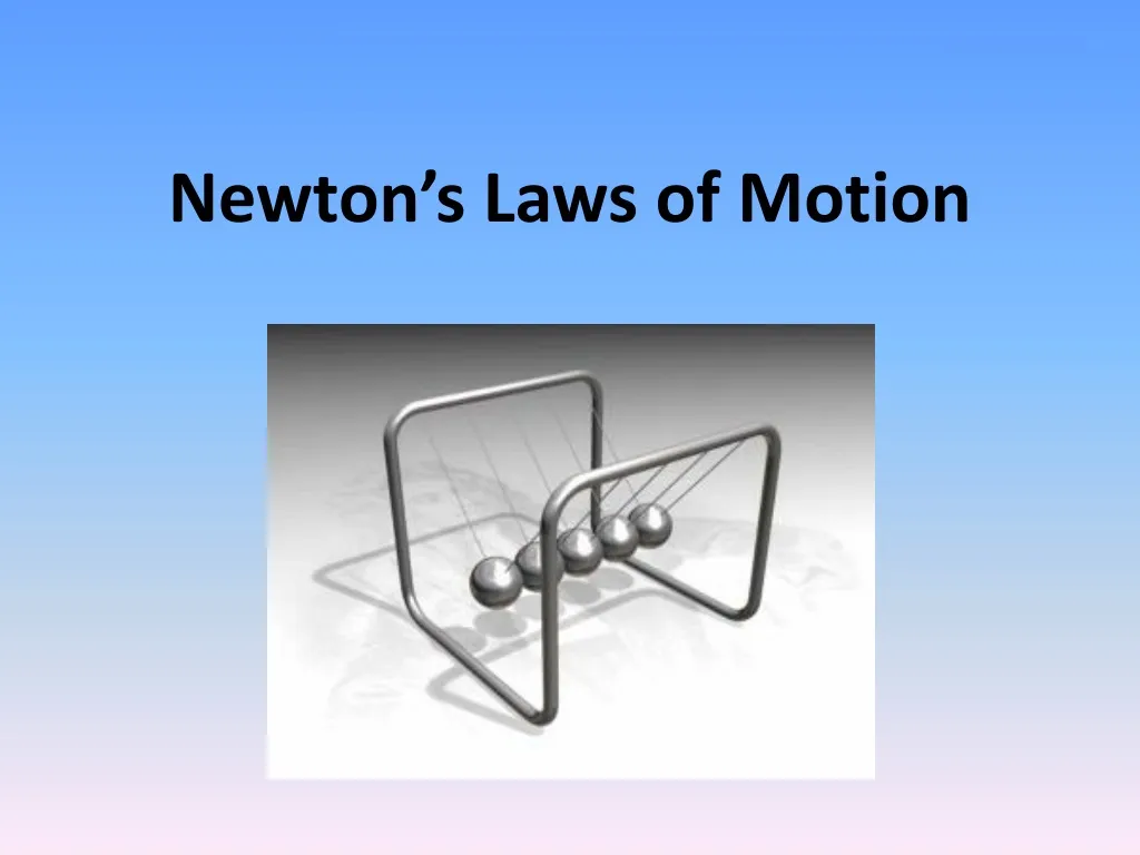 newton s laws of motion