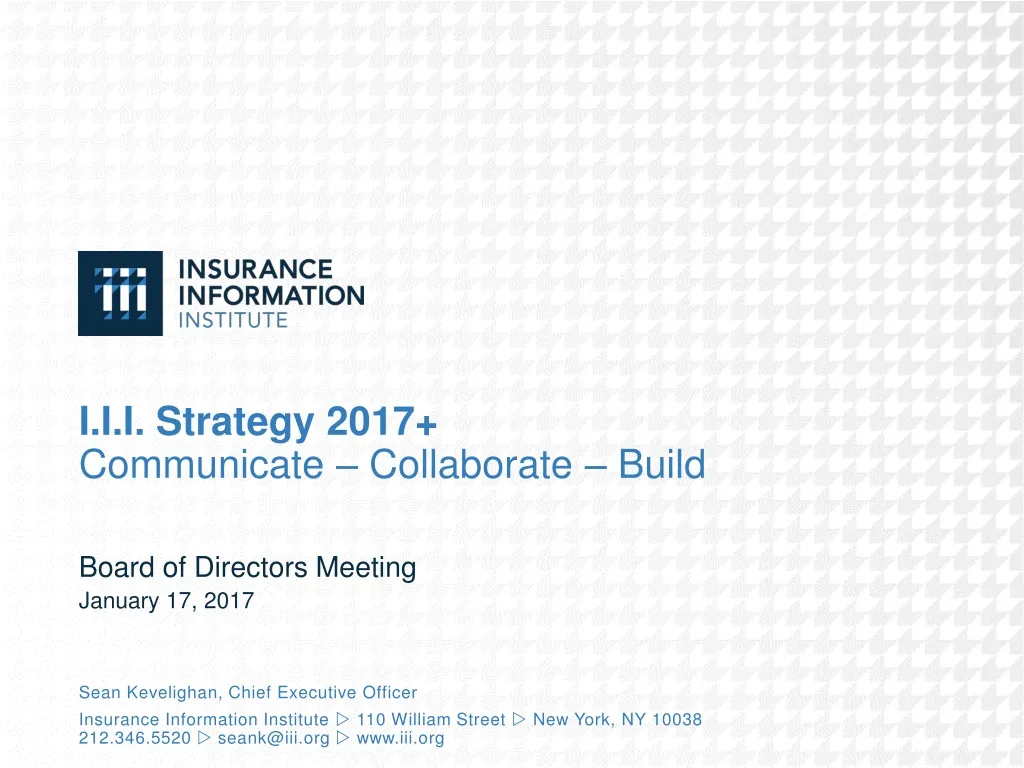 i i i strategy 2017 communicate collaborate build