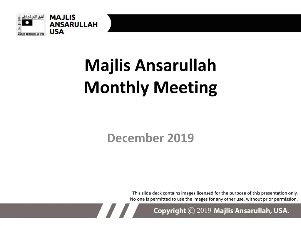 majlis ansarullah monthly meeting