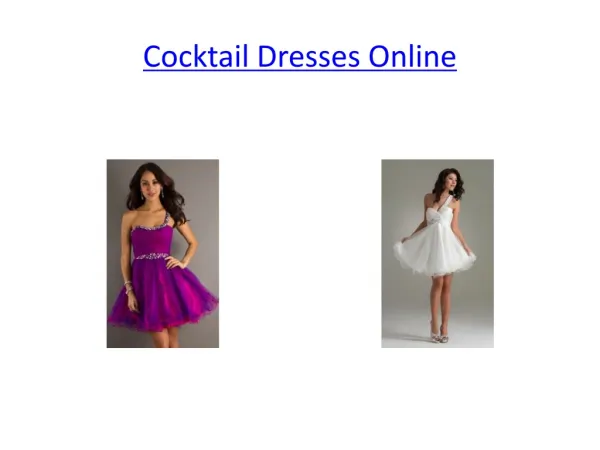 cocktail dresses